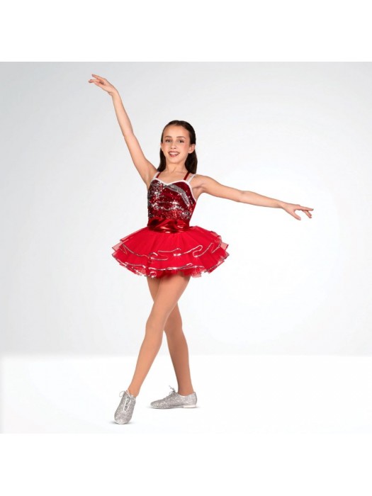 Tutù 1st Position 1st Position Tutù Metallizzato Rosso Tutu Dress FPC24011